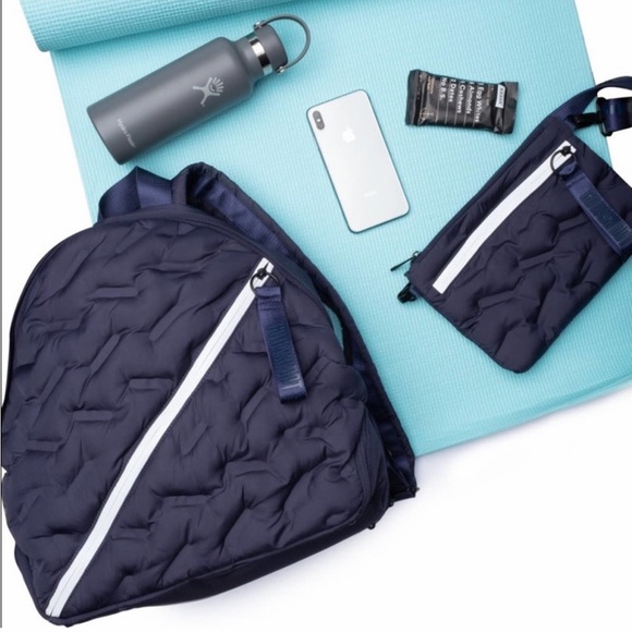 Go Dash Dot Arianne Puffy Navy Backpack - Picture 5 of 5